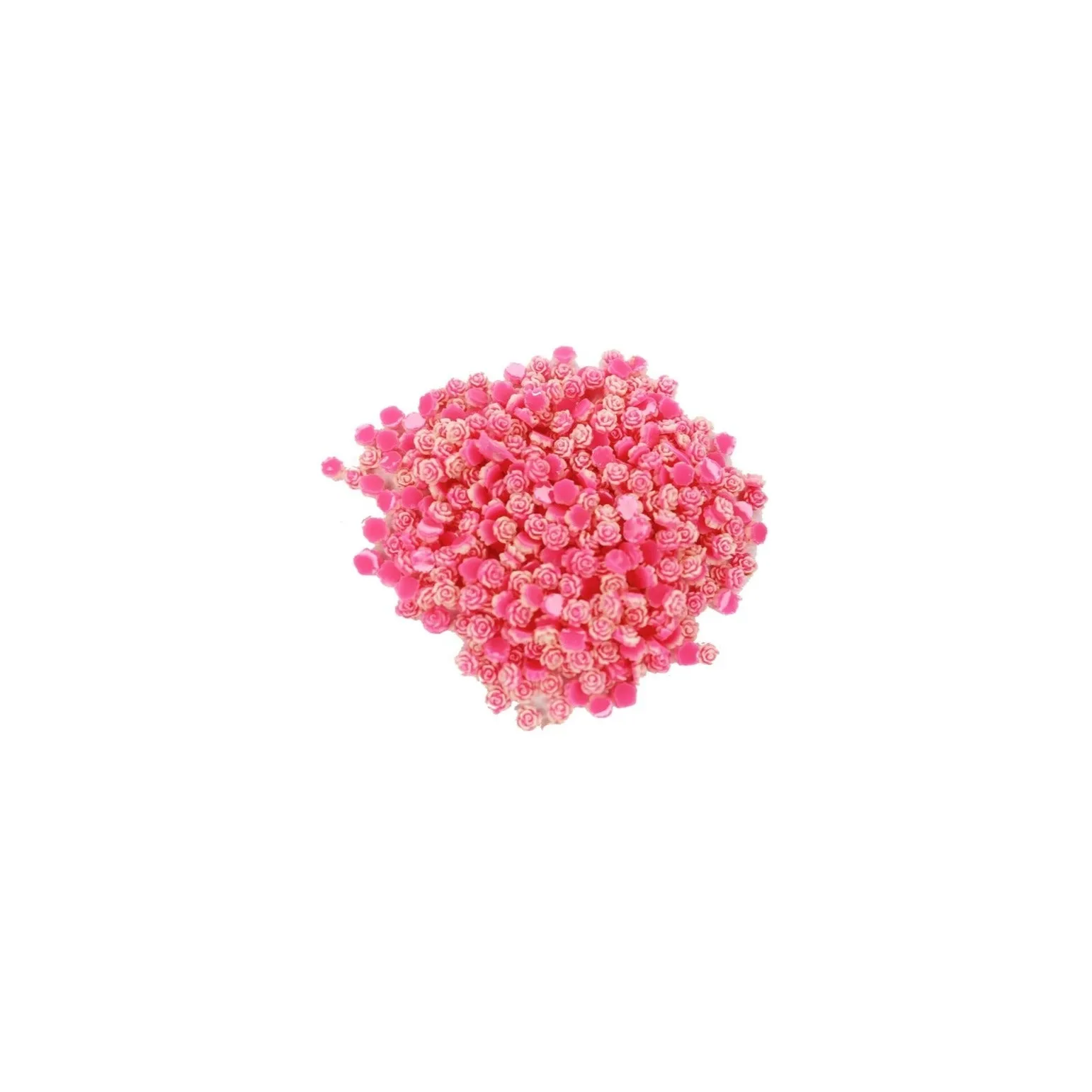 🌸 Mini Floral Resin Motifs in Vibrant Colors for Craft & Trousseau Packing | 100-1000Pcs, 6-8mm 🎨