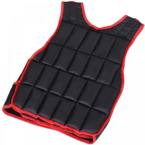 10kg Adjustable Exercise Workout Metal Sand Weight Vest Red