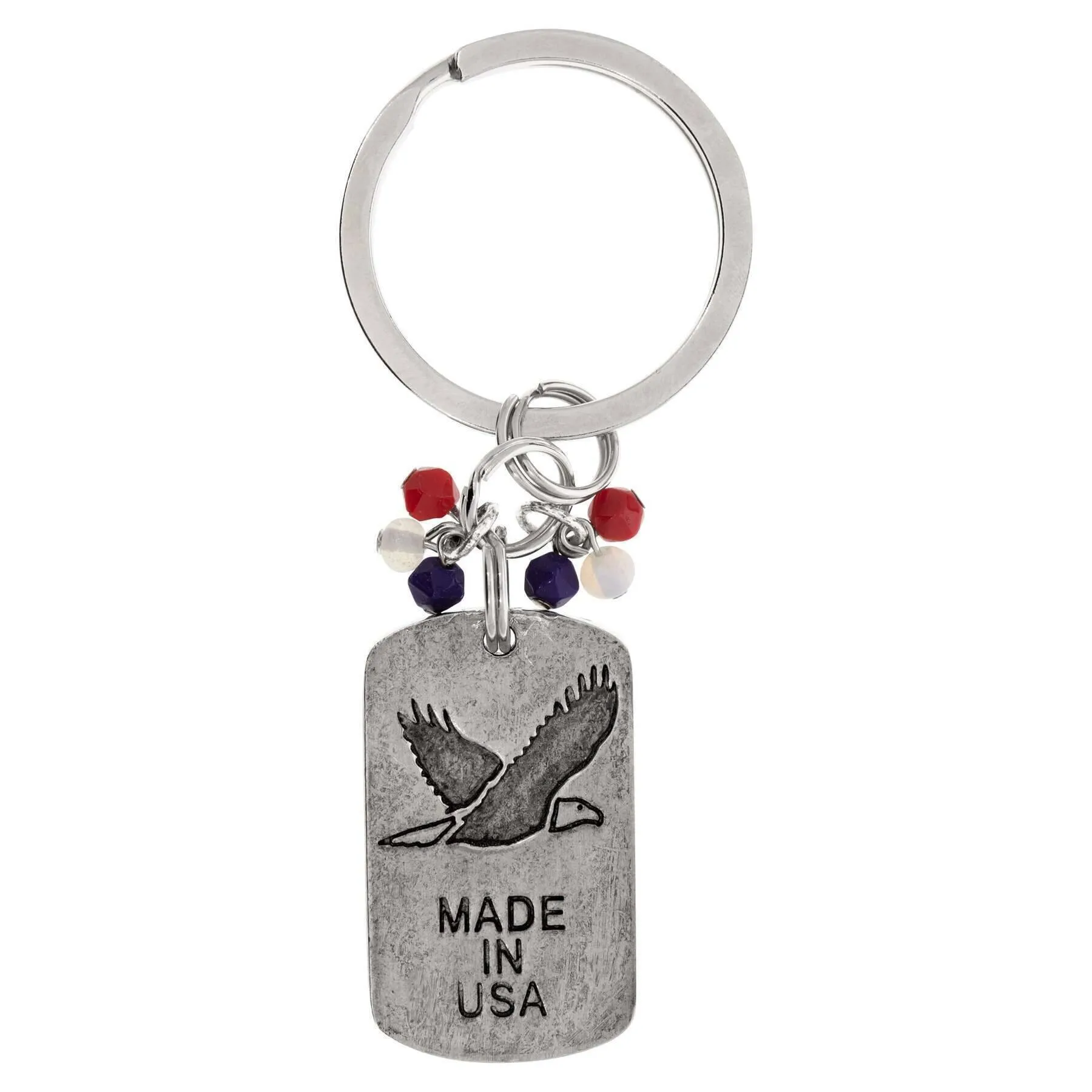 1928 Jewelry American Flag Made In USA & Eagle Keychain