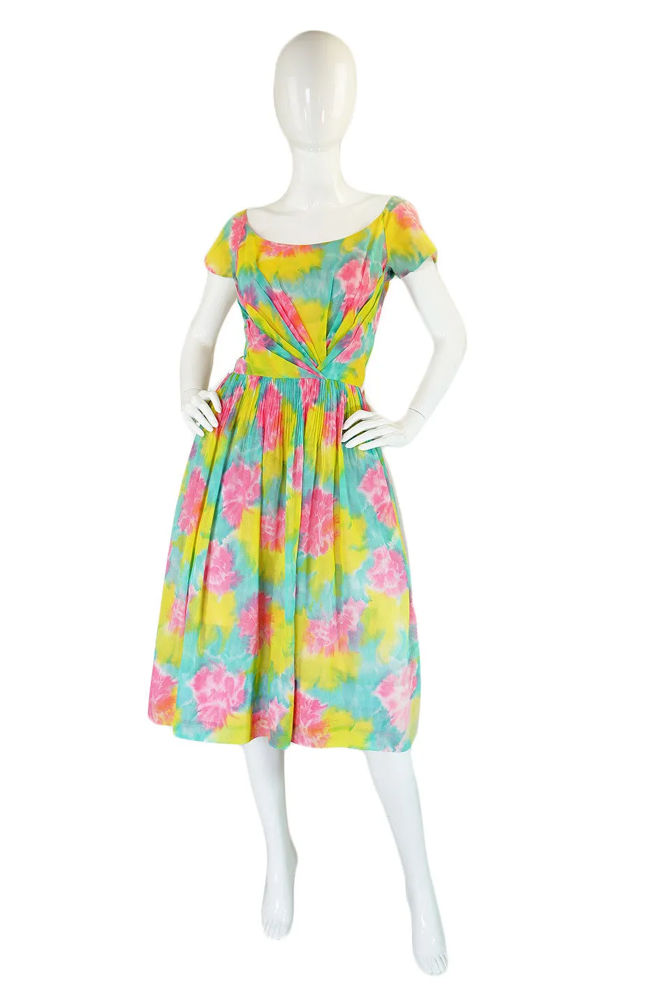 1950s Multi-Colour Cotton Ceil Chapman