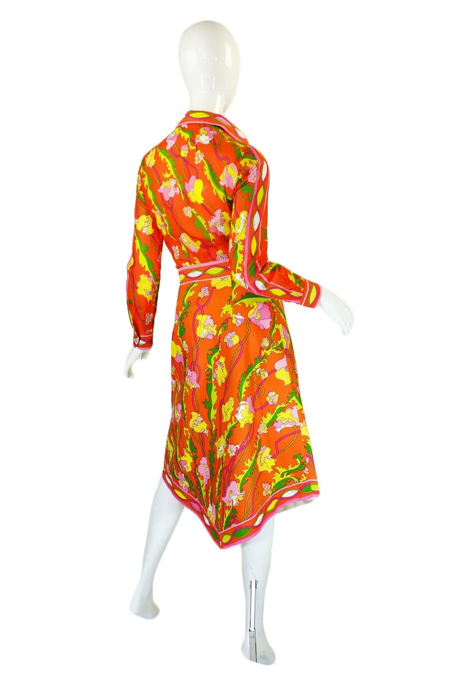 1960s Citrus Pucci Top & Pointed Skirt