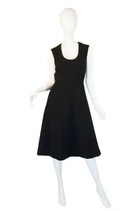 1960s Crepe A-line Pauline Trigere Dress