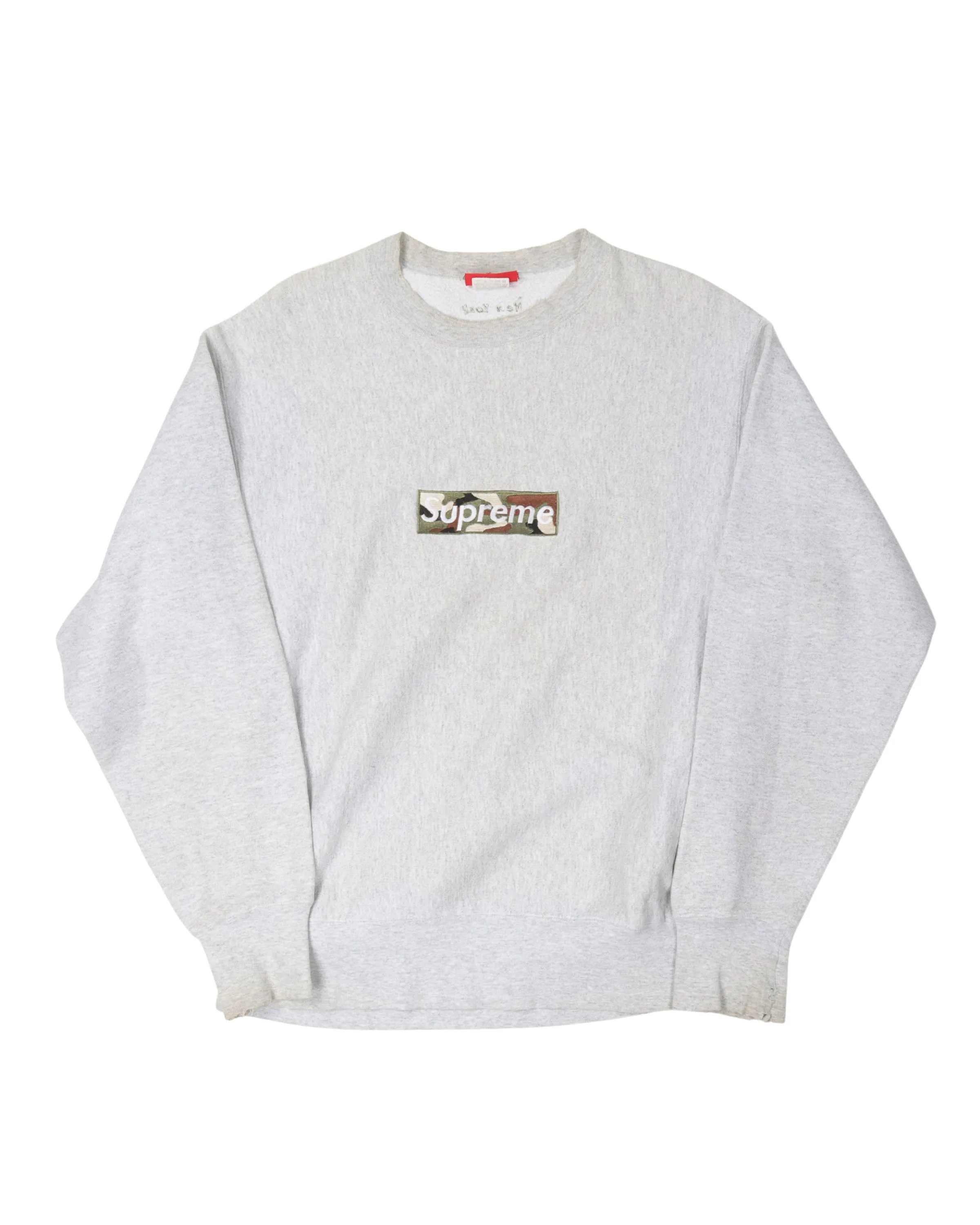 1995 Camouflage Box Logo Sweatshirt