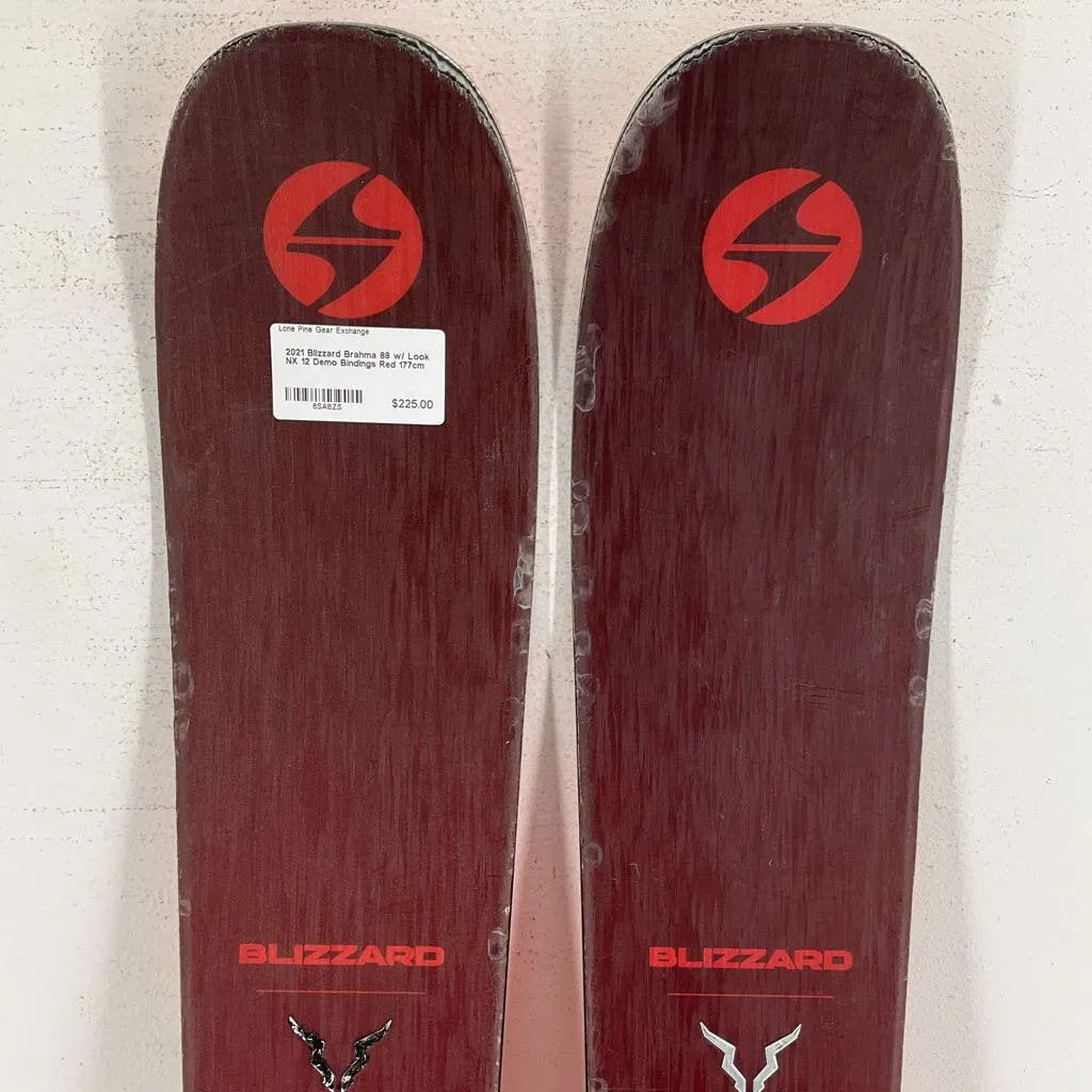 2021 Blizzard Brahma 88 w/ Look NX 12 Demo Bindings