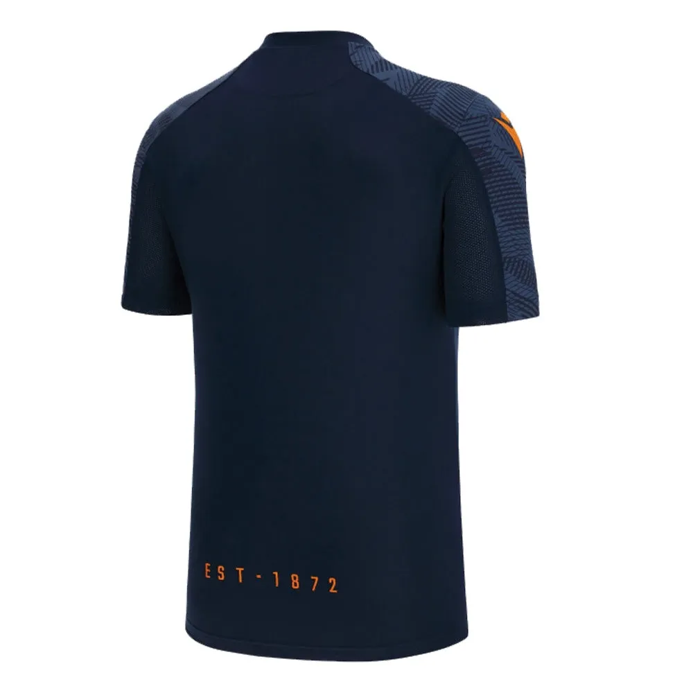 2022-2023 Edinburgh Rugby Staff Poly Dry Gym Shirt (Navy)