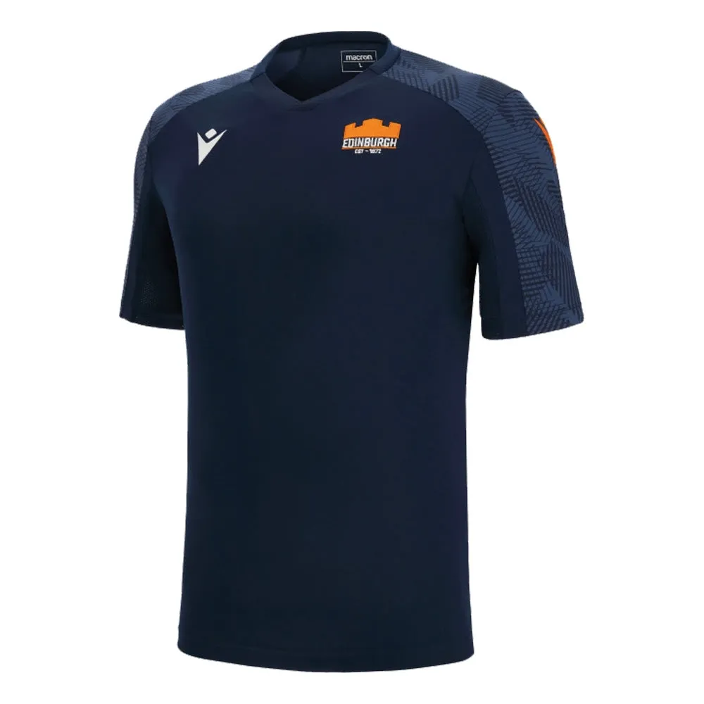 2022-2023 Edinburgh Rugby Staff Poly Dry Gym Shirt (Navy)