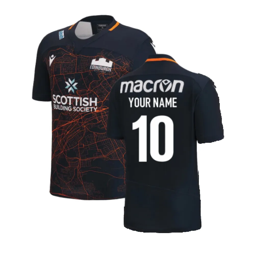 2022-2023 Edinburgh Rugby Training Jersey (Navy) (Your Name)