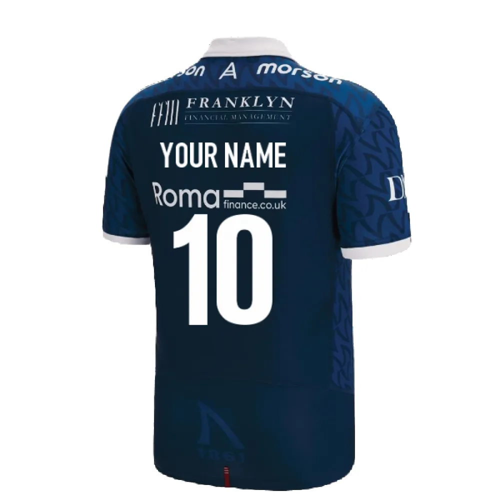 2022-2023 Sale Sharks Home Rugby Shirt (Your Name)