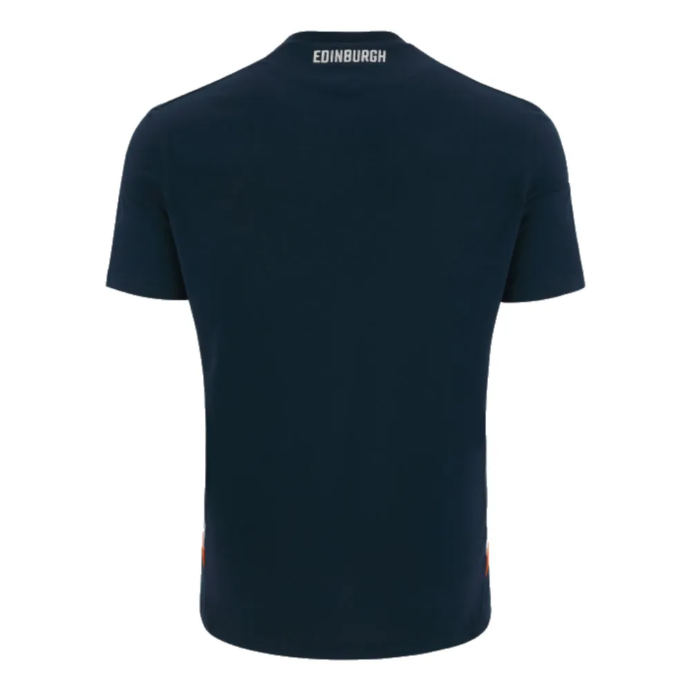 2023-2024 Edinburgh Rugby Travel Cotton Tee (Navy)