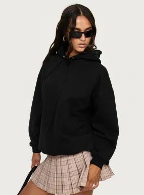 Alvon Hooded Sweatshirt Black