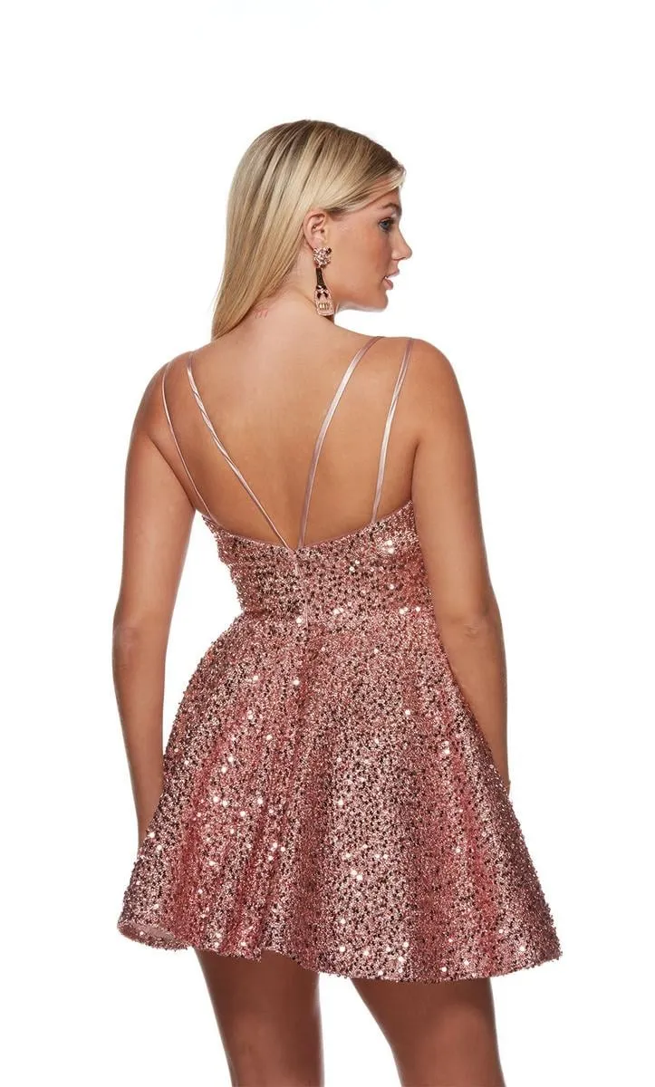 Alyce Paris A-Line Homecoming Dress 3176