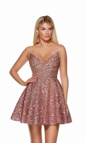 Alyce Paris A-Line Homecoming Dress 3176