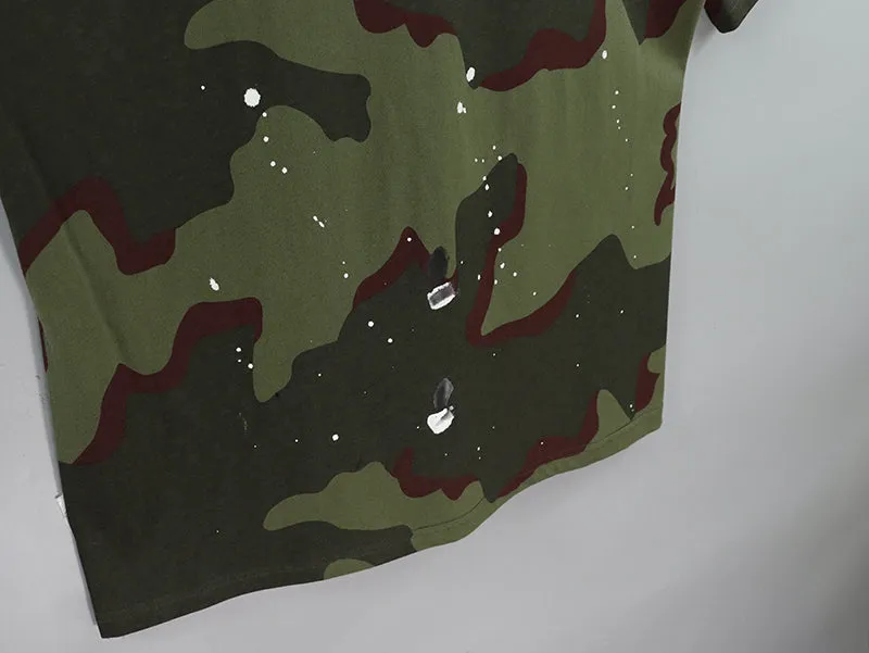 AMIRI Camouflage Logo-Print T-Shirt