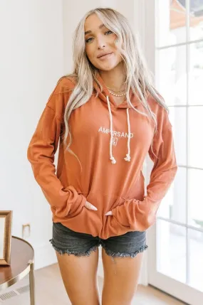 Ampersand Classic Hoodie - Burnt Orange