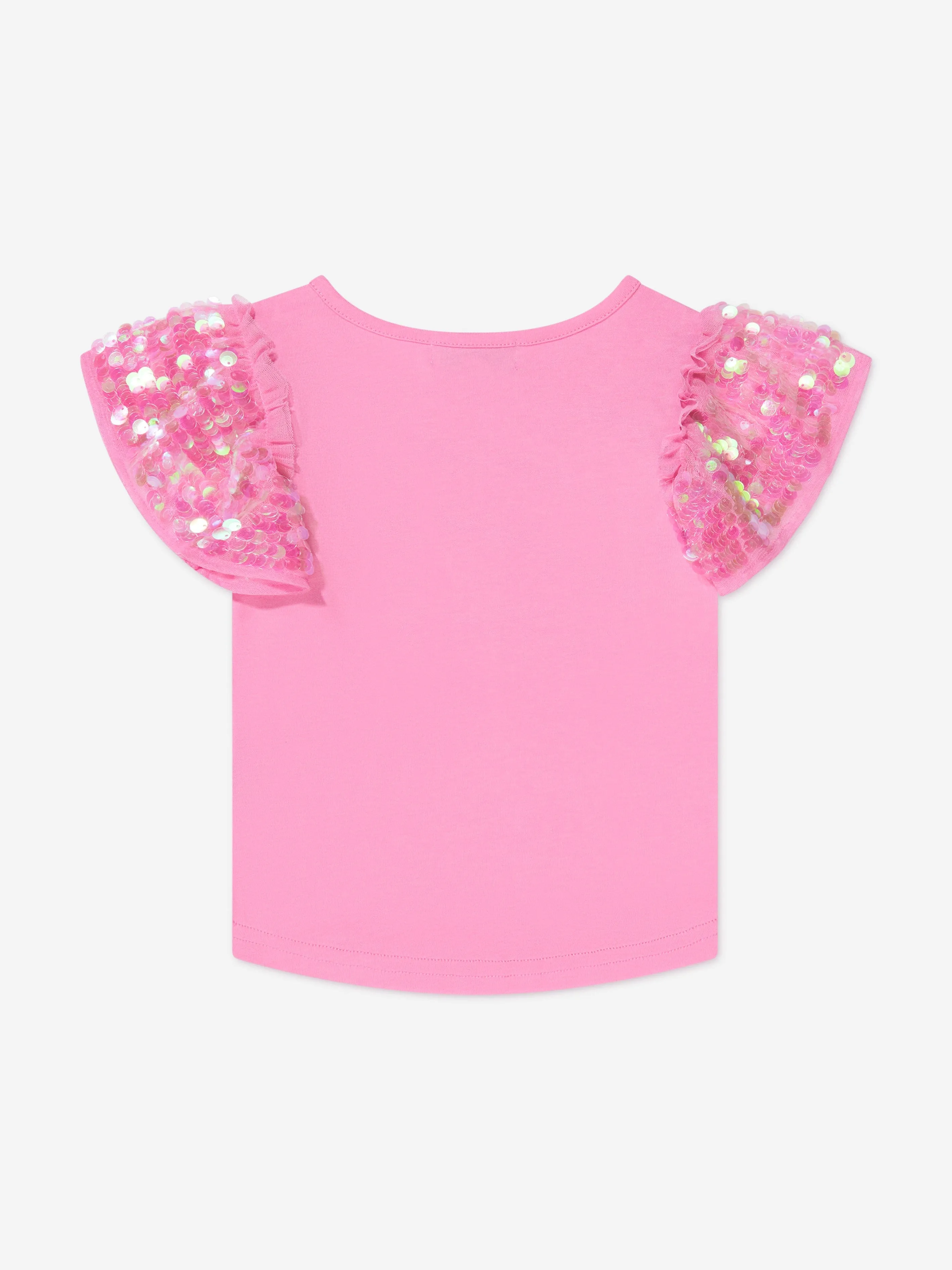 Angels Face Girls Sequin Louise Top in Pink