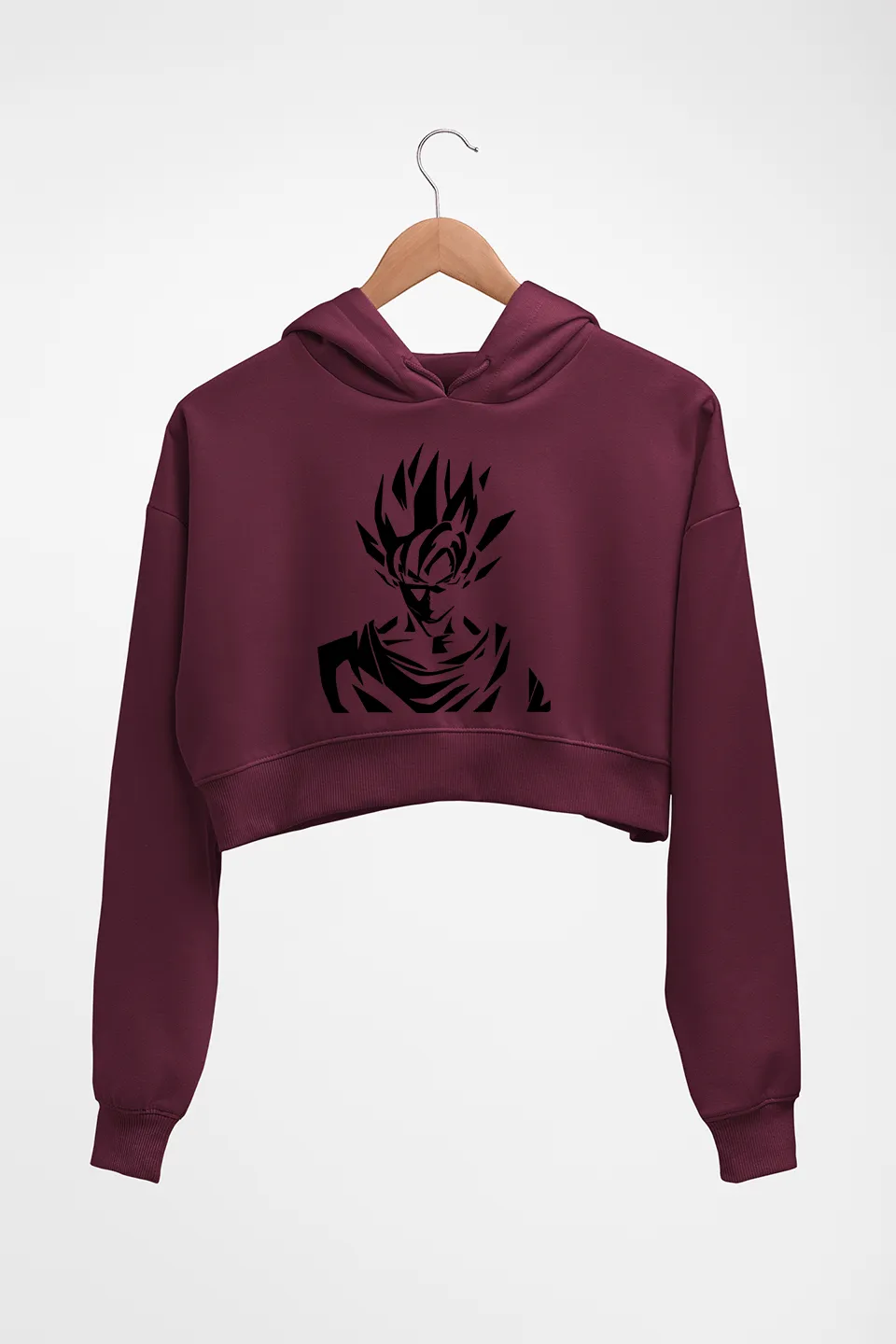 Anime Goku Crop HOODIE FOR WOMEN