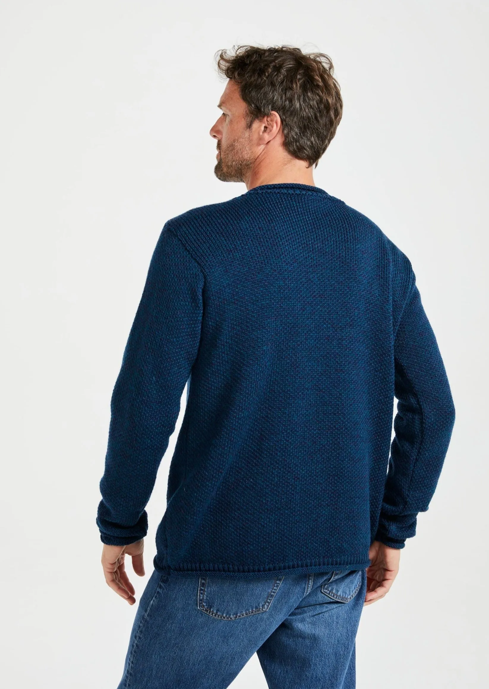 Aran Roll Neck Sweater | Atlantic