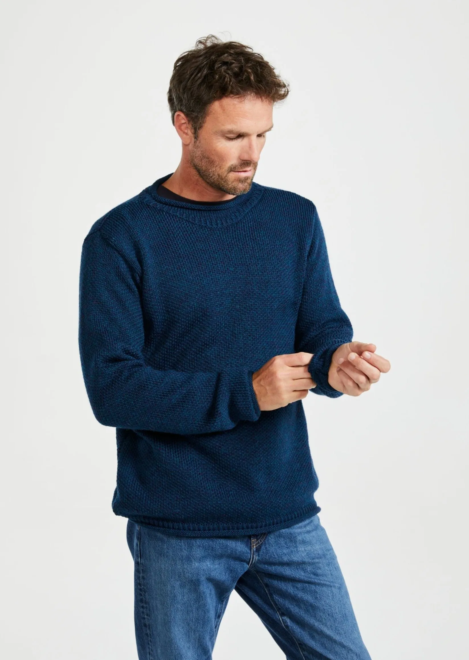 Aran Roll Neck Sweater | Atlantic