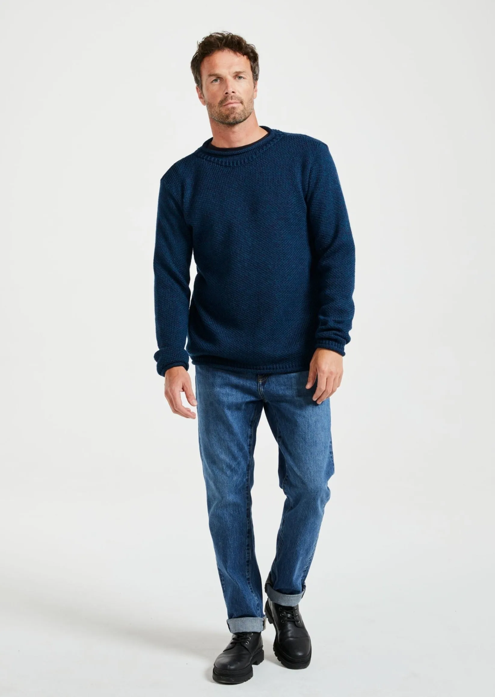 Aran Roll Neck Sweater | Atlantic