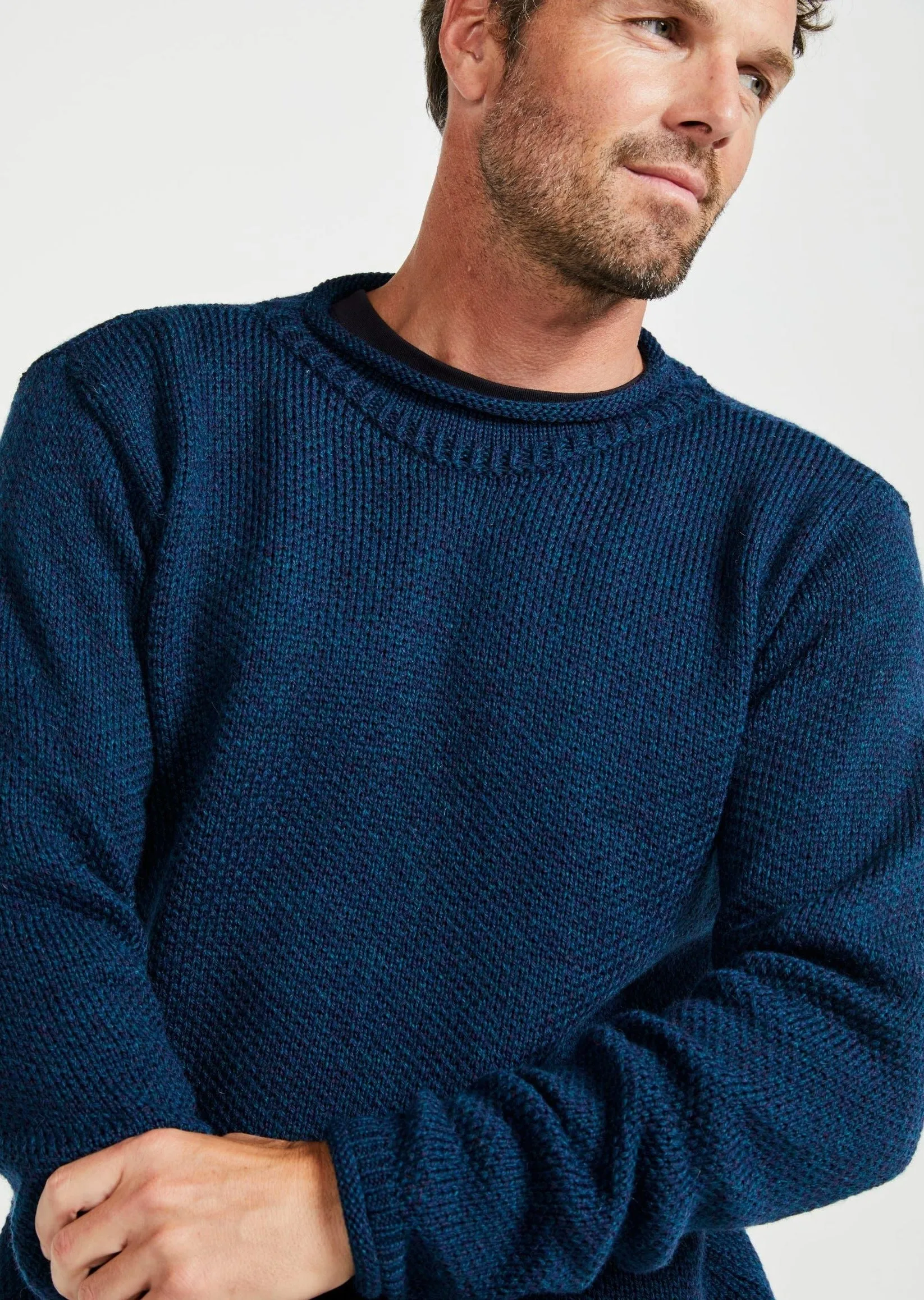 Aran Roll Neck Sweater | Atlantic