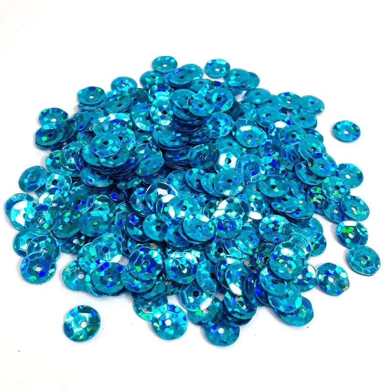 Arbee Sequins, Laser Aqua Cup- 8mm