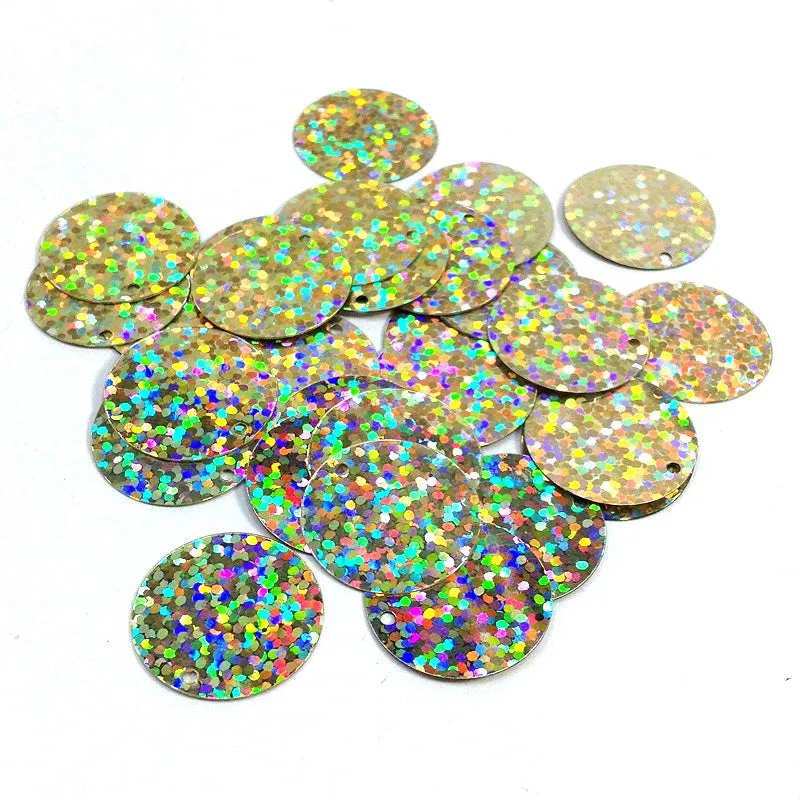 Arbee Sequins, Laser Gold Flat- 20mm