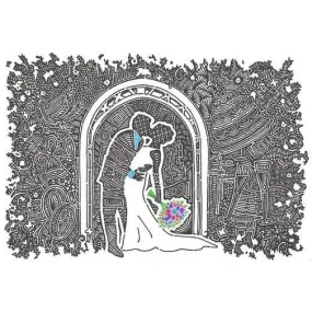 Art Print - Wedding Kiss