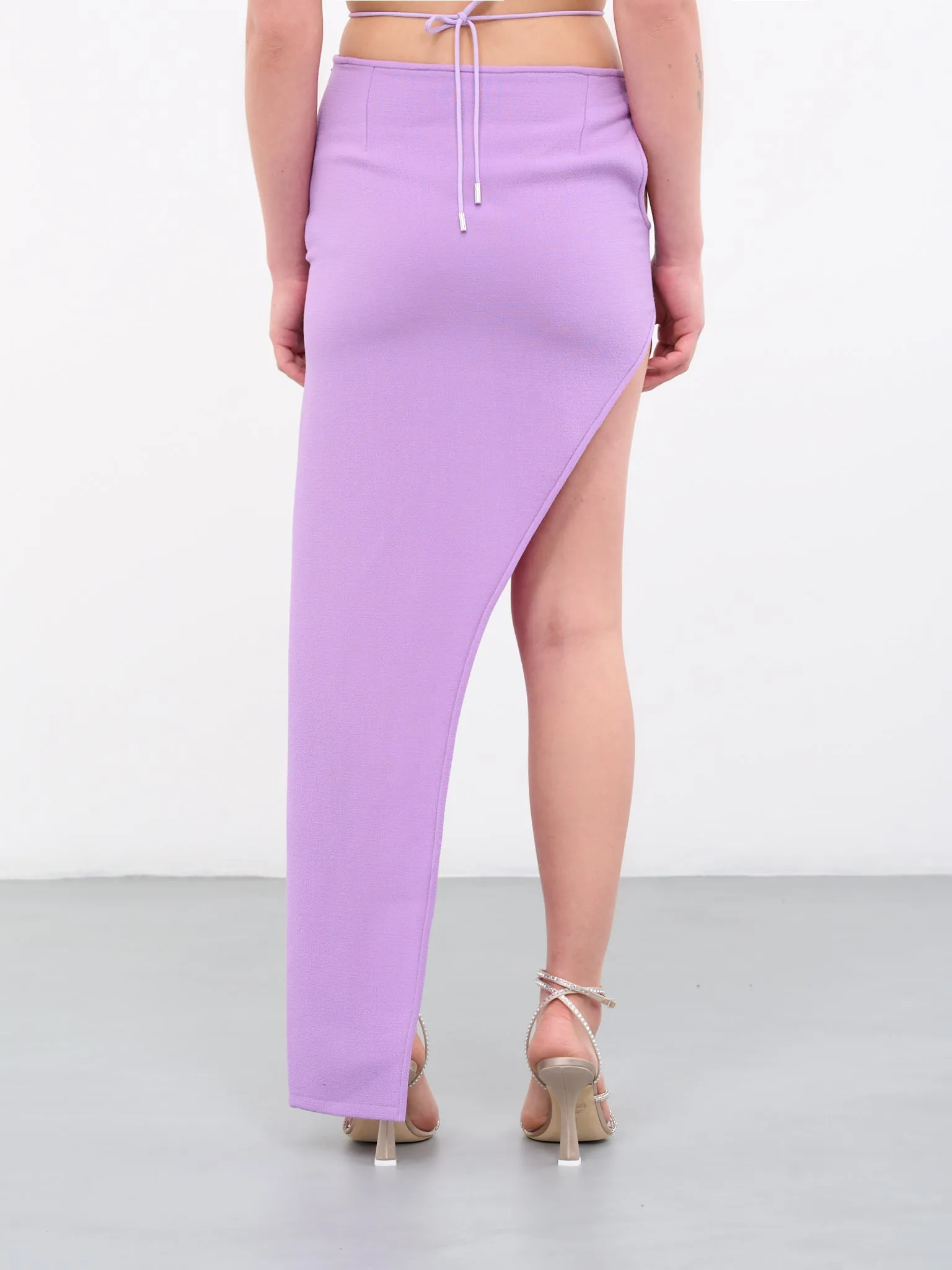 Asymmetric Cut-Out Skirt (29SA-LILAC)