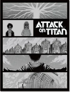 ATTACK ON TITAN MANGA - VOL 33 ART SUBLIMATION THROW BLANKET