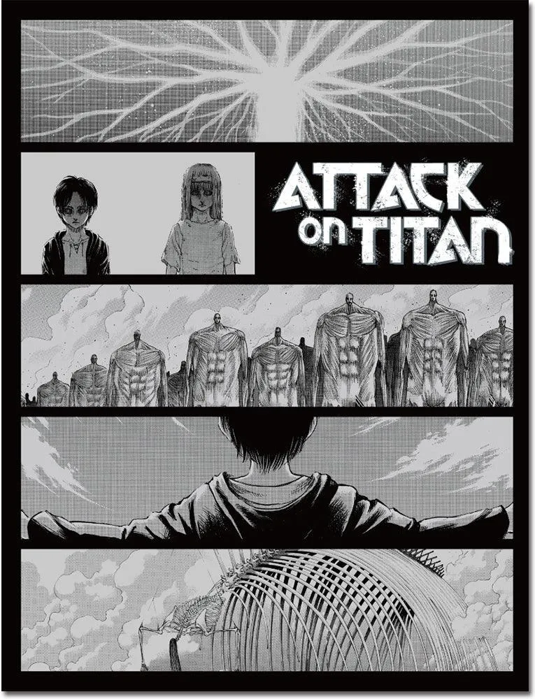 ATTACK ON TITAN MANGA - VOL 33 ART SUBLIMATION THROW BLANKET