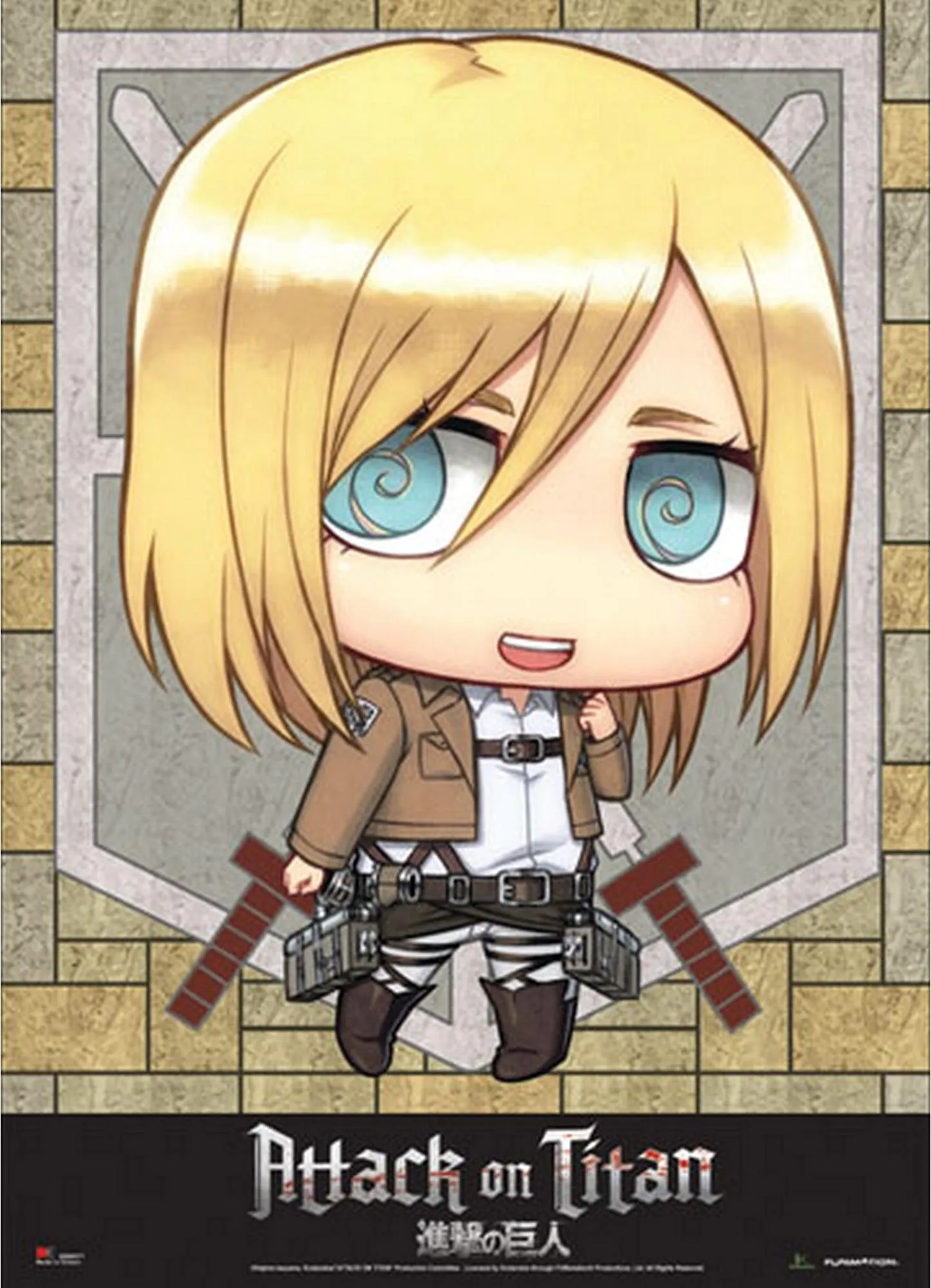 Attack on Titan - SD Historia Reiss "Christa" Fabric Poster