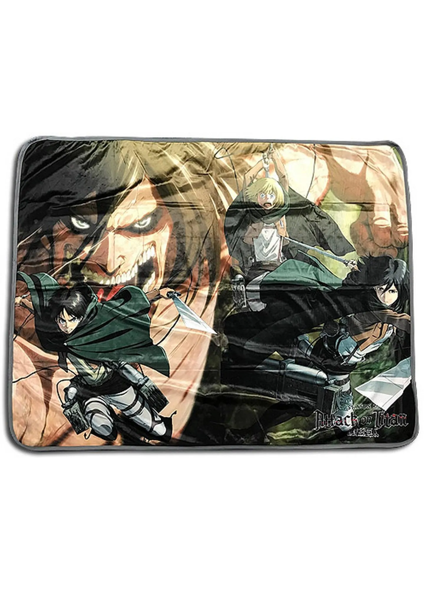 Attack on Titan Season 2 - Group Fight Sublimation Throw Blanket