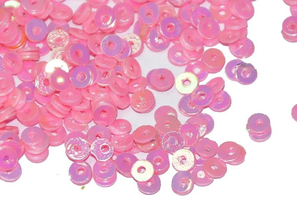 Baby Pink Circular Plastic Sequins