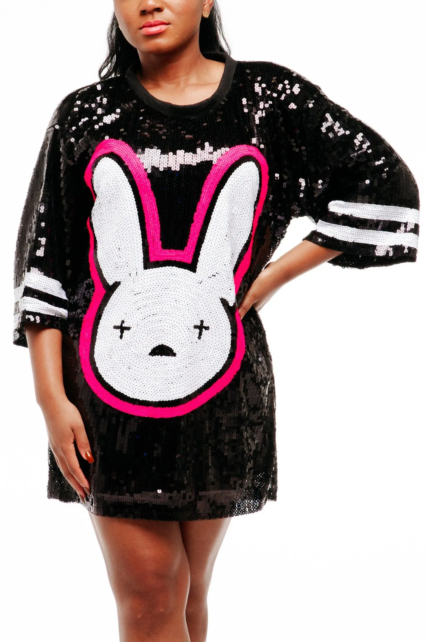 Baddie Bunny Sequin Dress