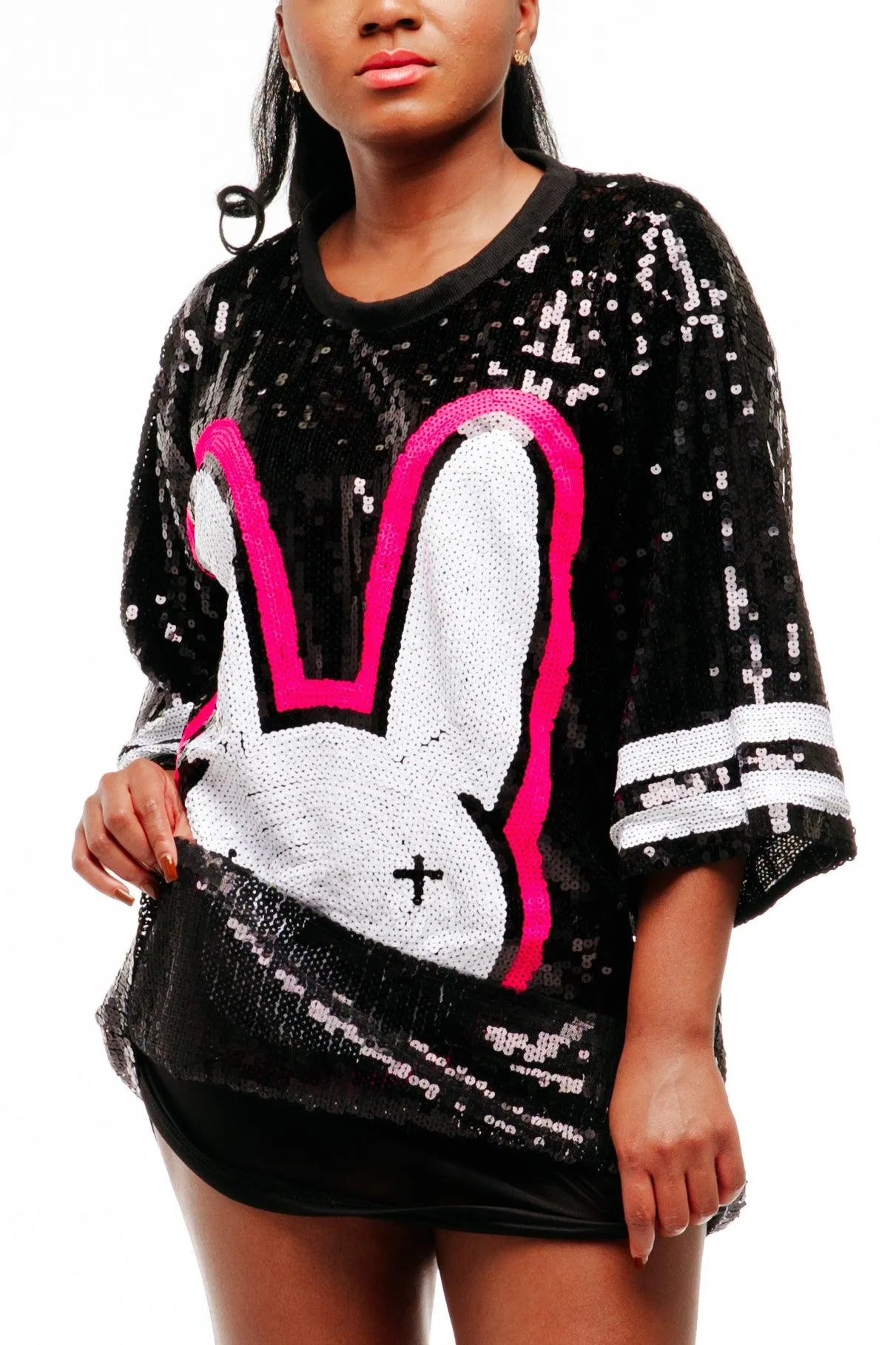 Baddie Bunny Sequin Dress