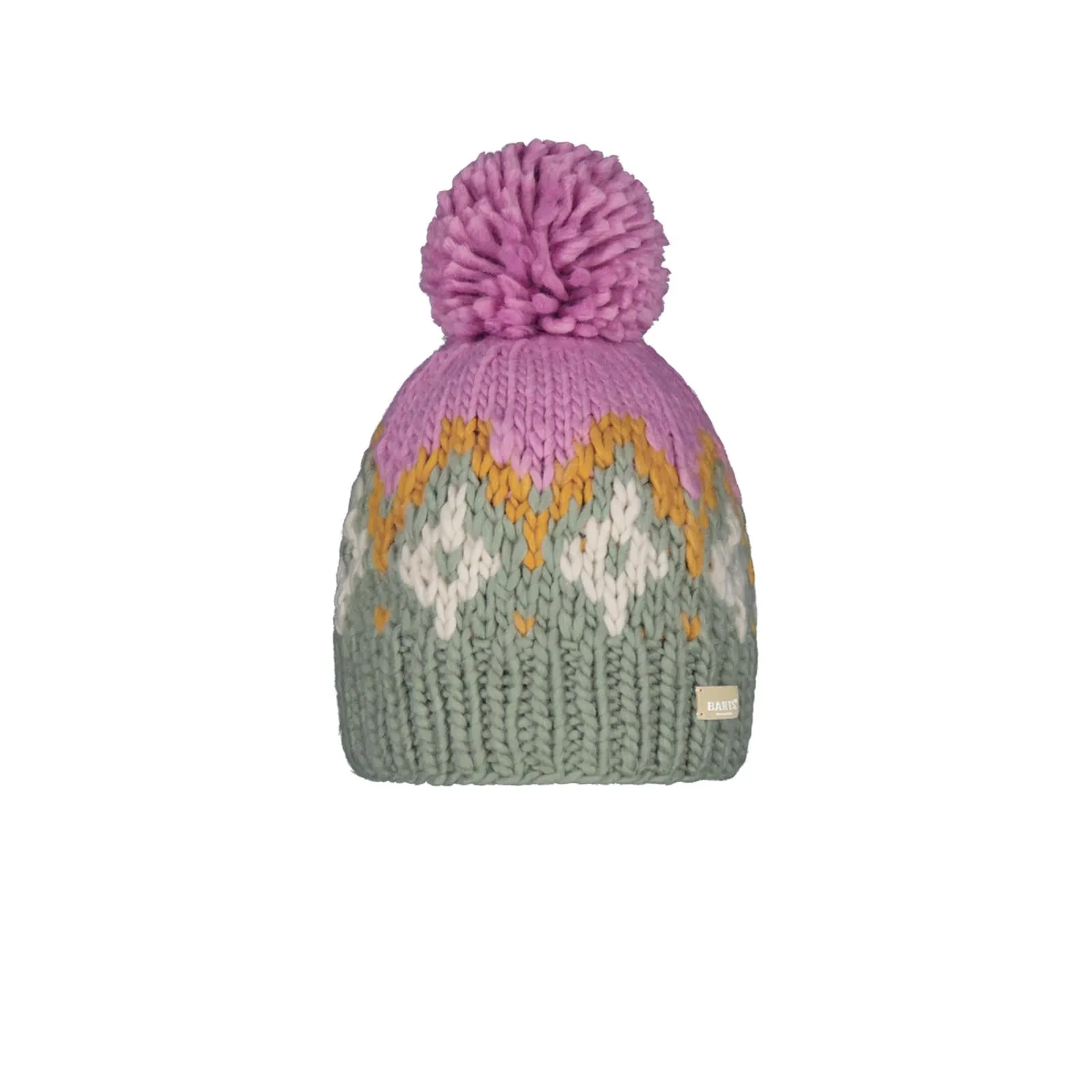 Barts Womens Curley Retro Wool Knitted Bobble Hat