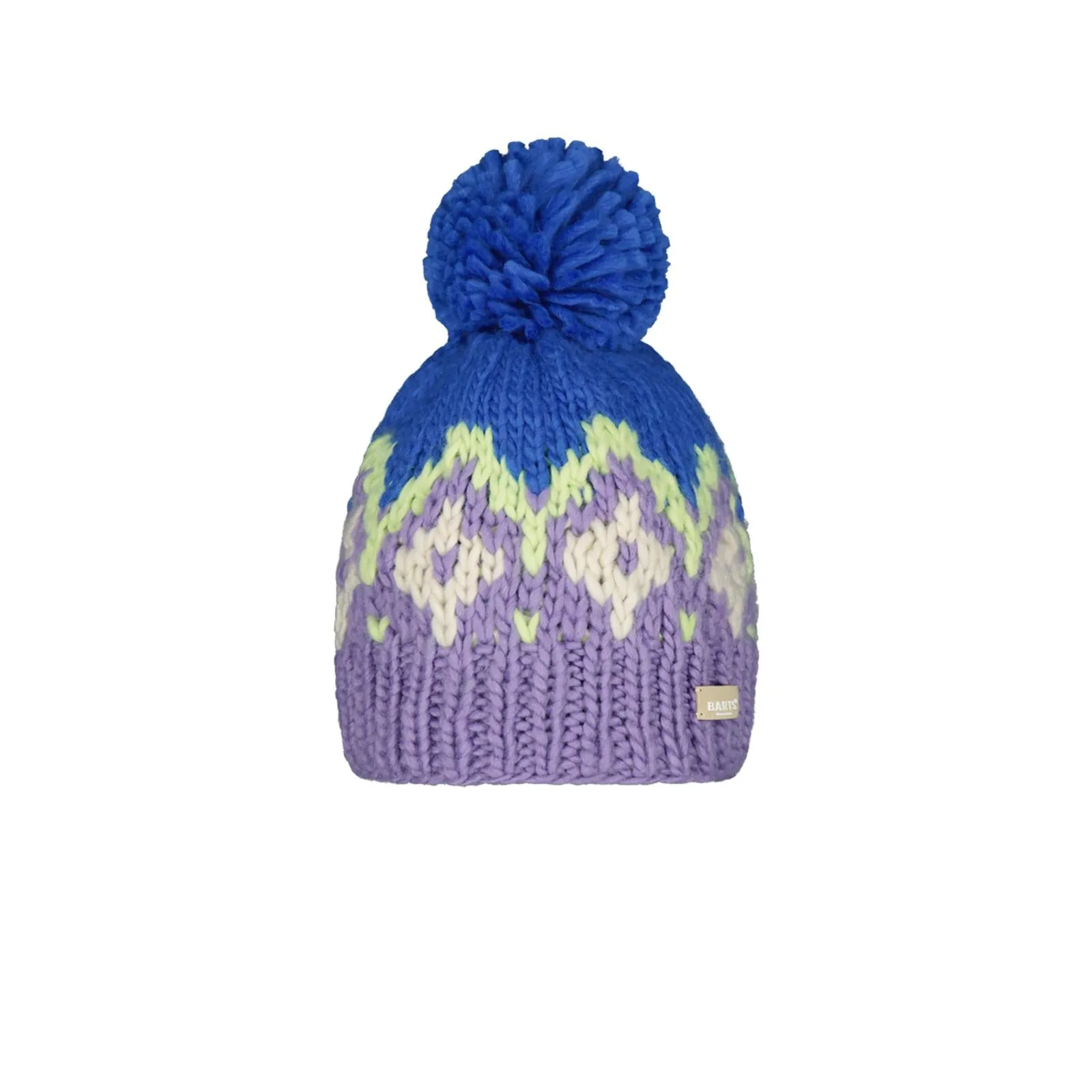 Barts Womens Curley Retro Wool Knitted Bobble Hat