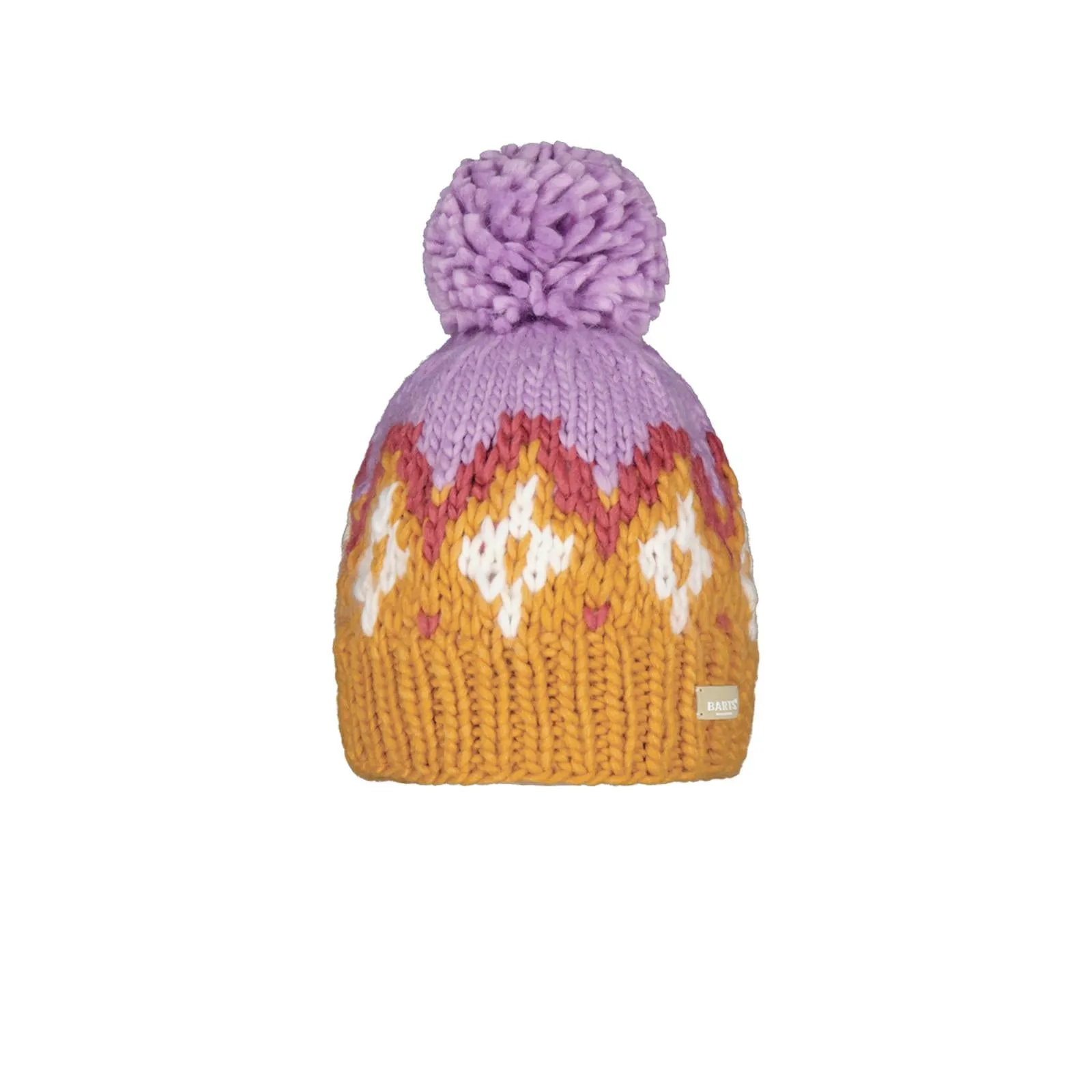 Barts Womens Curley Retro Wool Knitted Bobble Hat