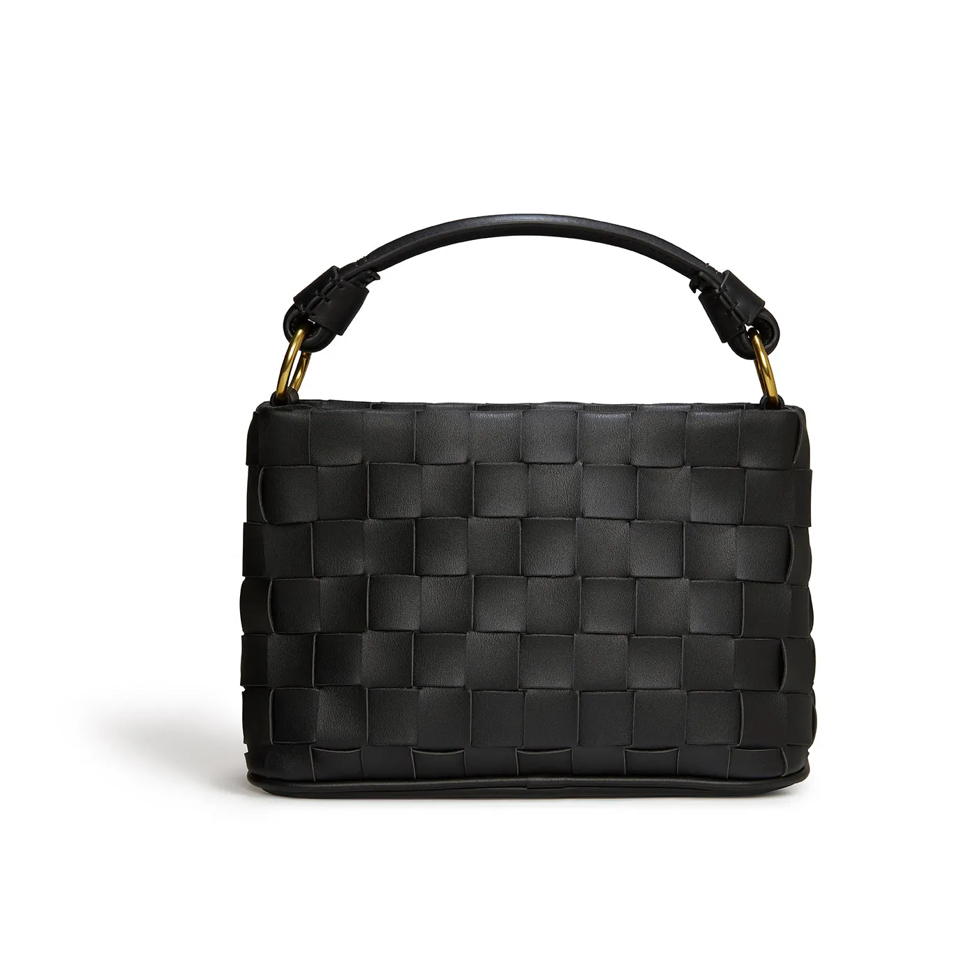 Bella Black Vegan Mini Crossbody Bag