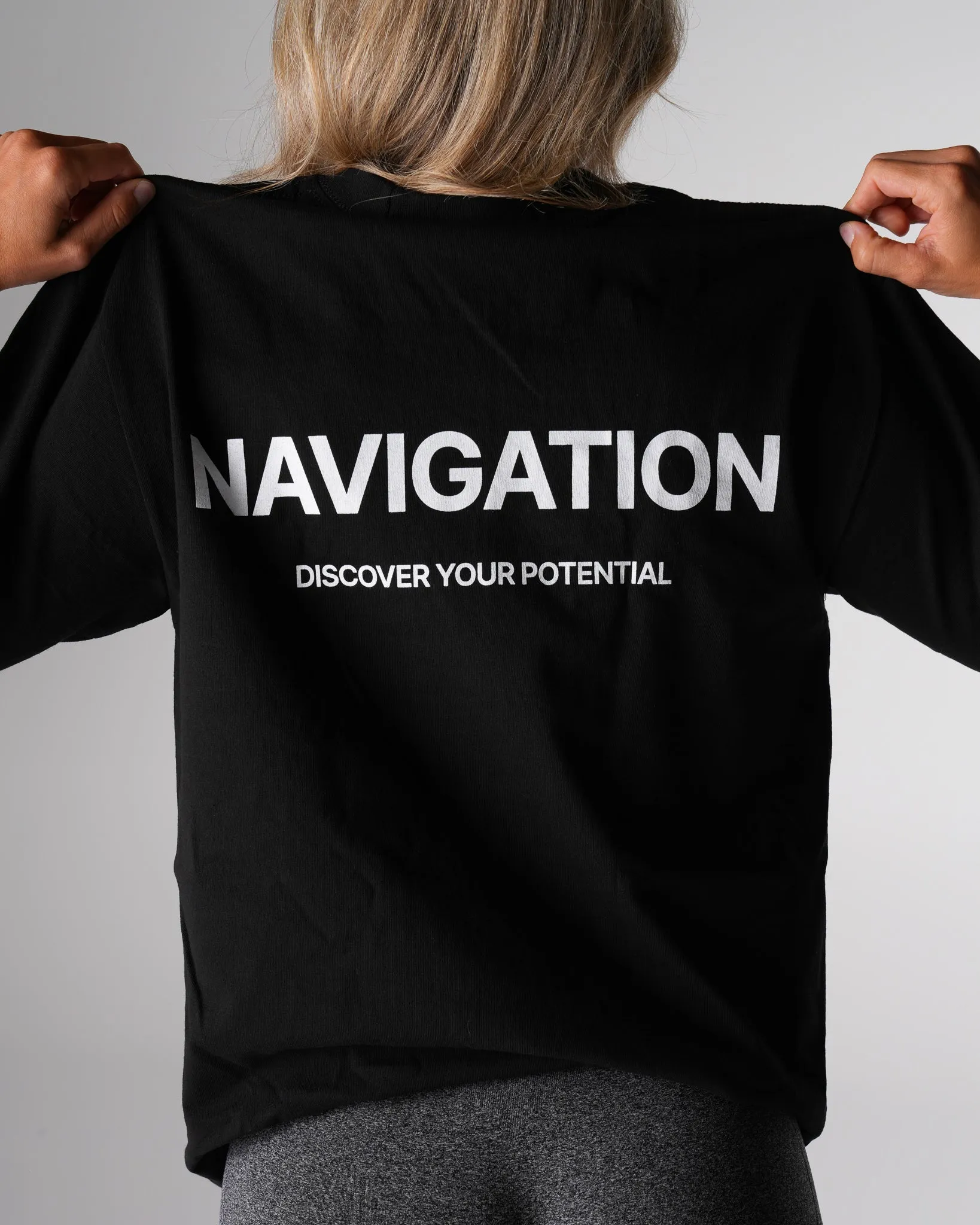 Black Navigation Graphic Tee