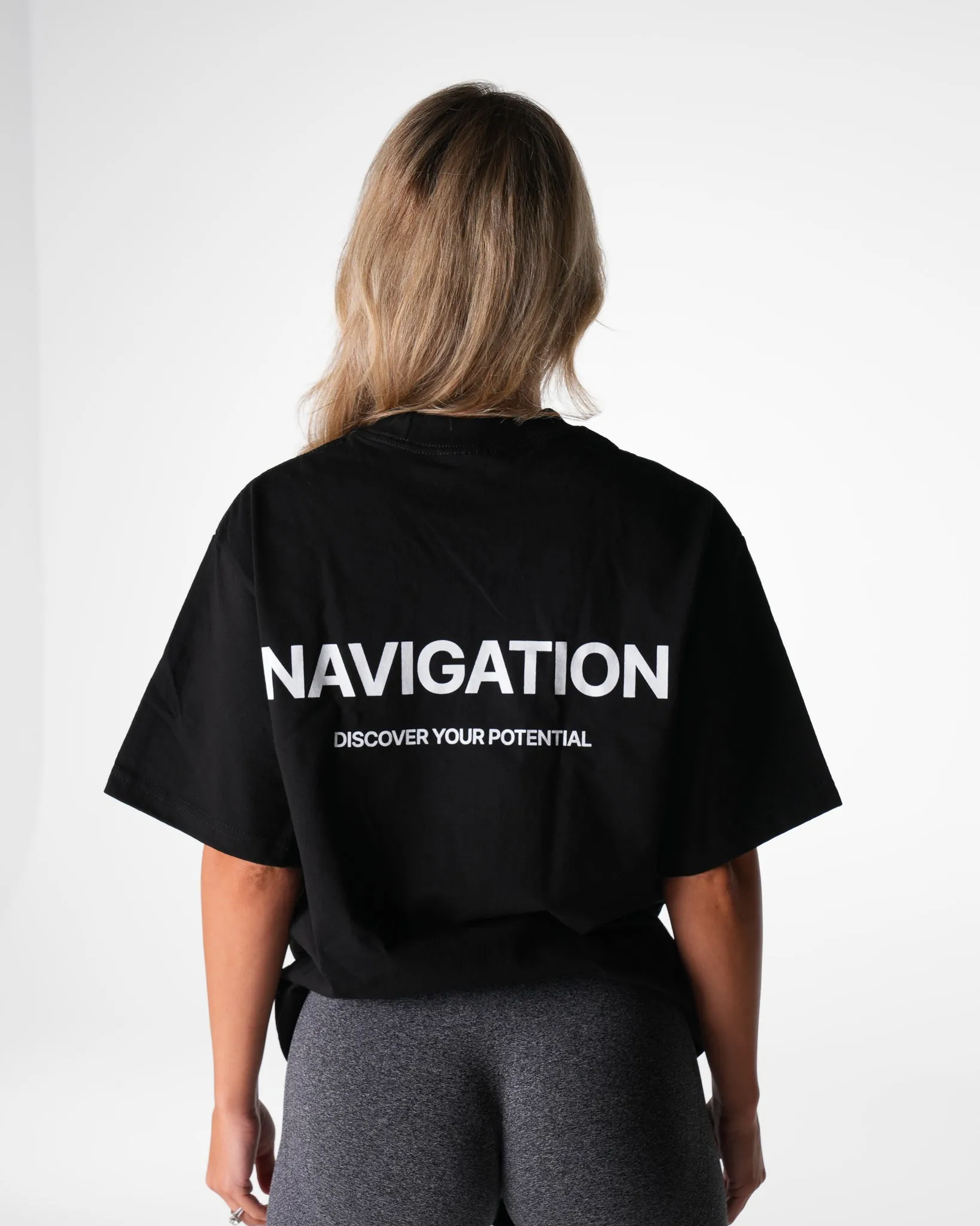 Black Navigation Graphic Tee