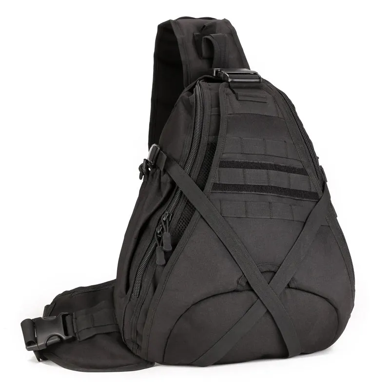 Black Tactical Sling Bag For Men Nylon Military Backpack Desert Digital Tactical Backpack For Men