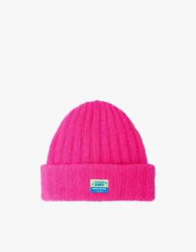 Bonnet Beanie - Neon Pink Melange