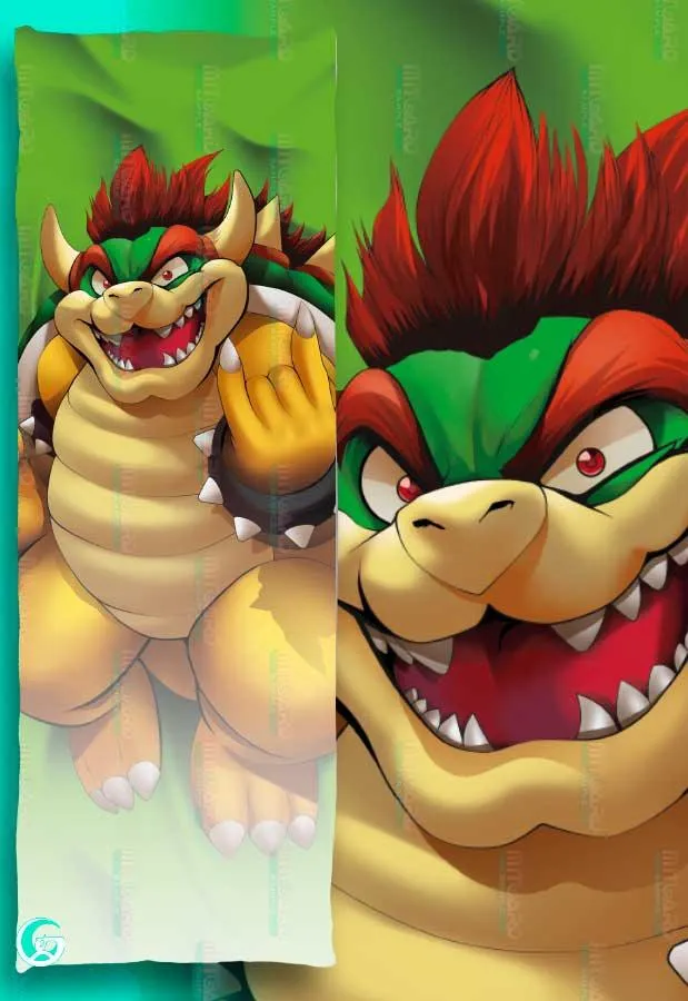 Bowser Body pillow case