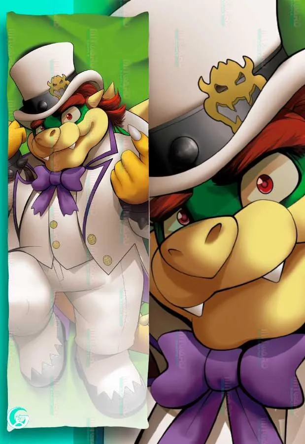 Bowser Body pillow case