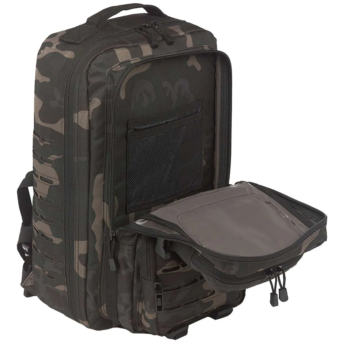 BrandIt US Cooper Lasercut Rucksack 40L Large Dark Camo