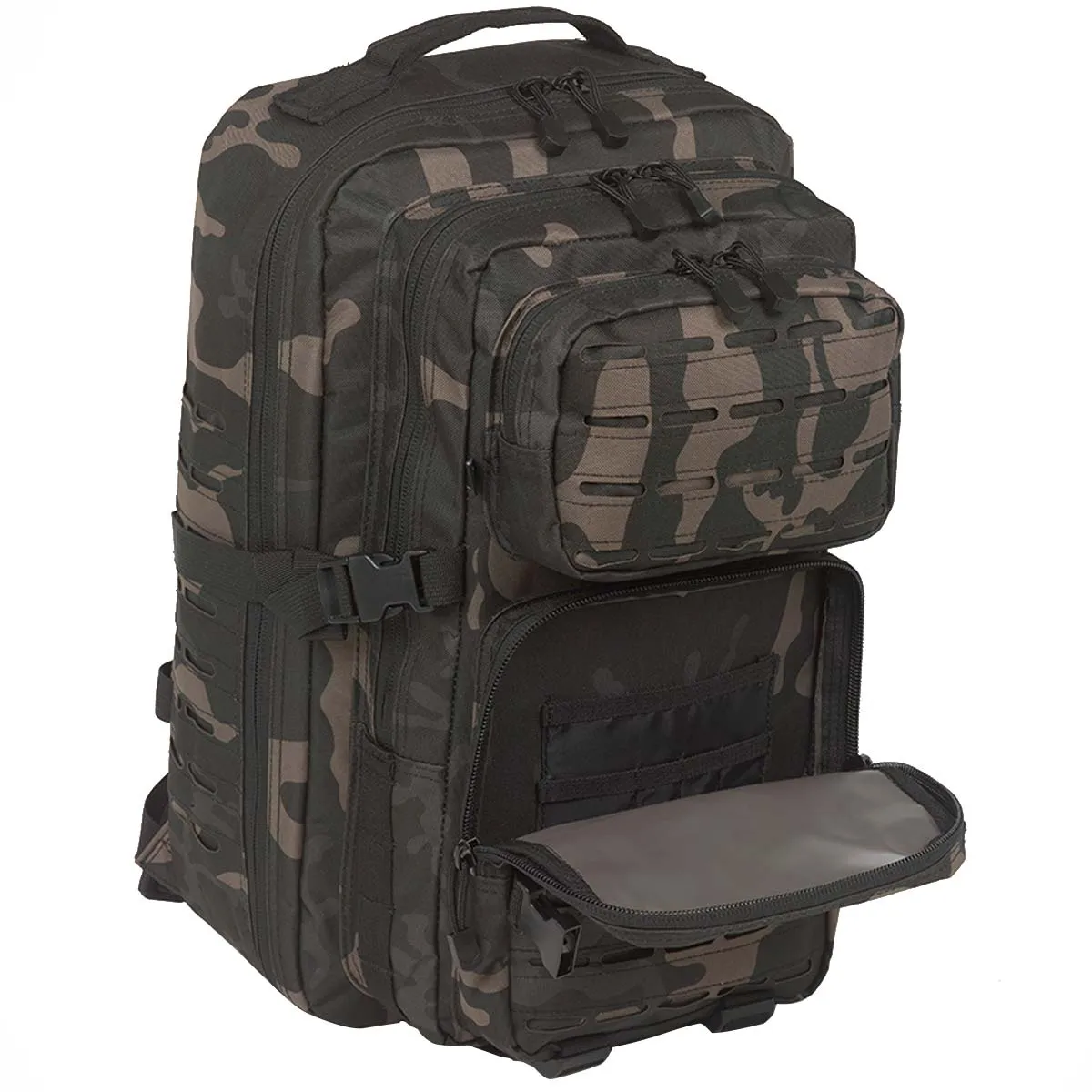 BrandIt US Cooper Lasercut Rucksack 40L Large Dark Camo