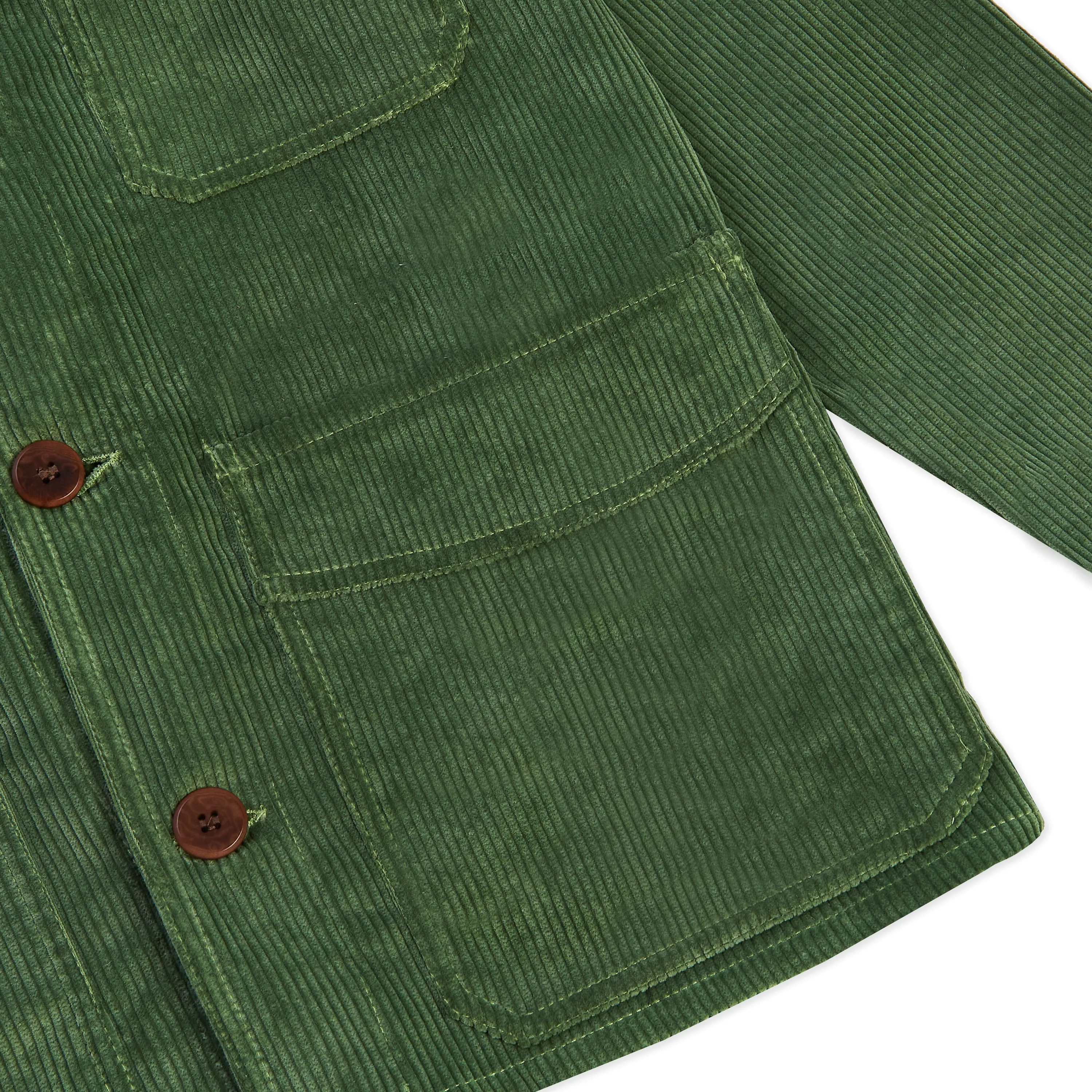 Burrows & Hare Cord Workwear Jacket - Mint