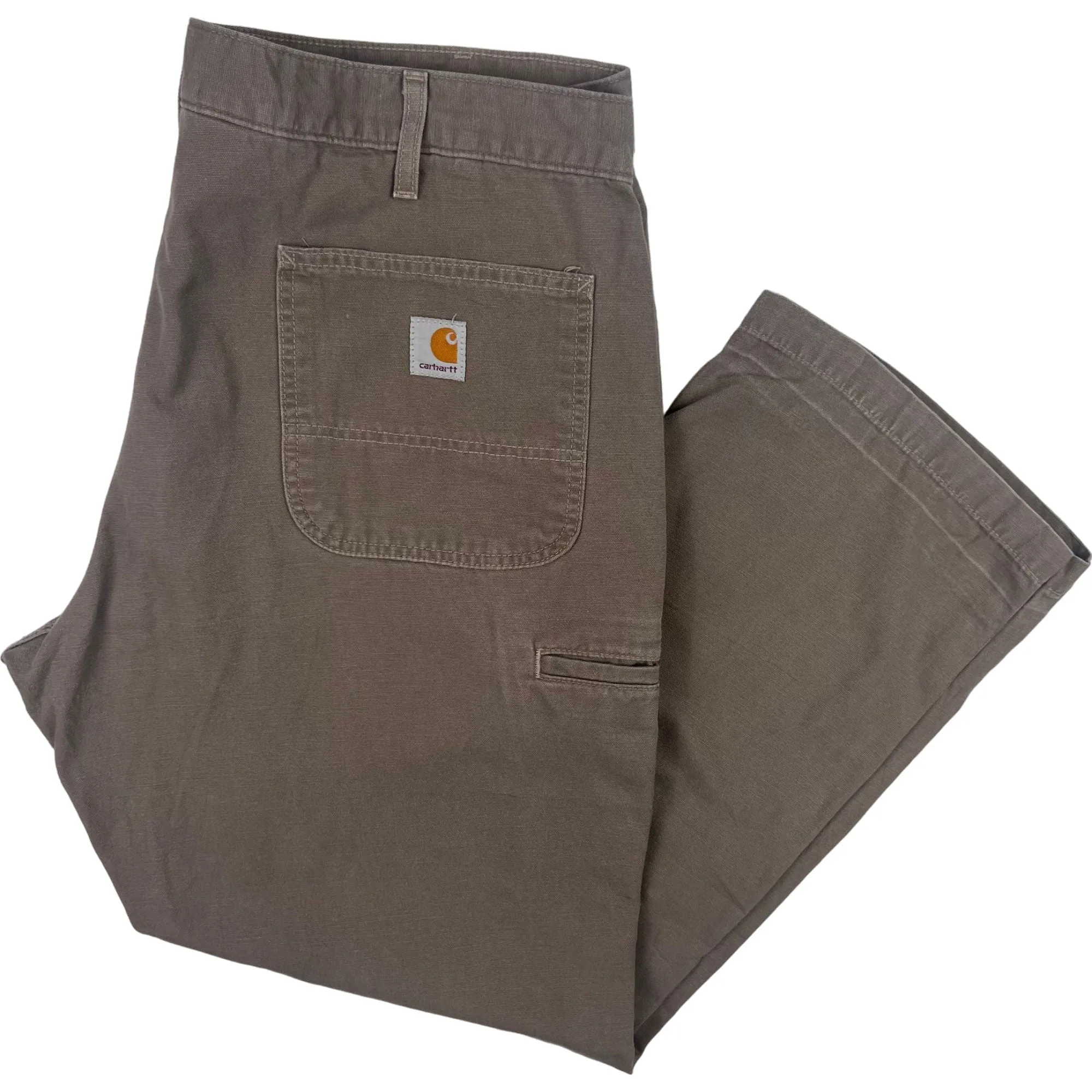 Carhartt Carpenter Workwear Trousers Relaxed Fit Brown