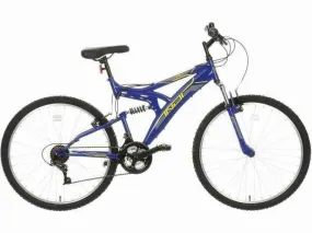 **collect only**Slammer indi fs1 mens mountain bike 18" frame and 26" wheels 18KG weight on frame 18speed*collection only*